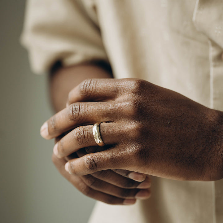 5mm Half-Round Band with Comfort Fit - Consider the Wldflwrs