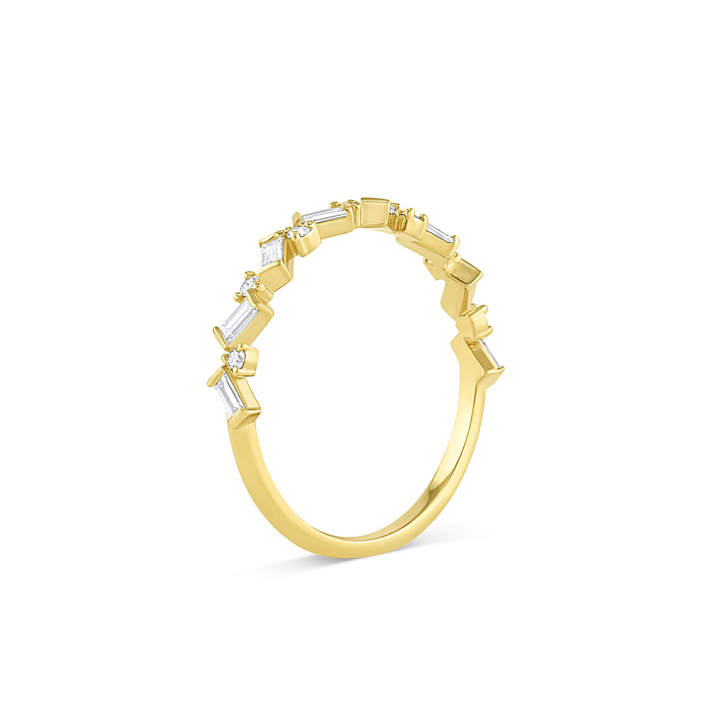 Baguette Cluster Diamond Ring - Consider the Wldflwrs