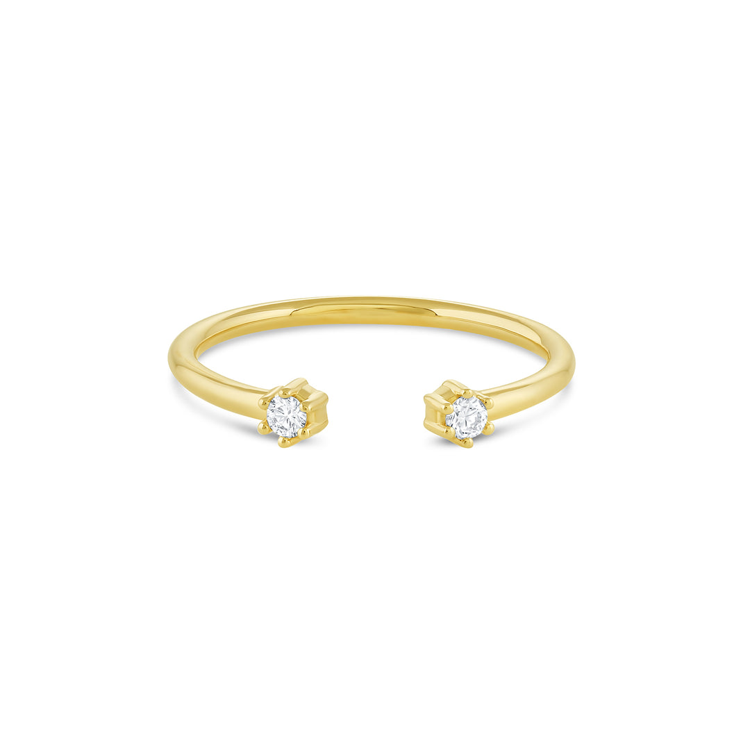 Blossom Cuff Diamond Ring - Consider the Wldflwrs