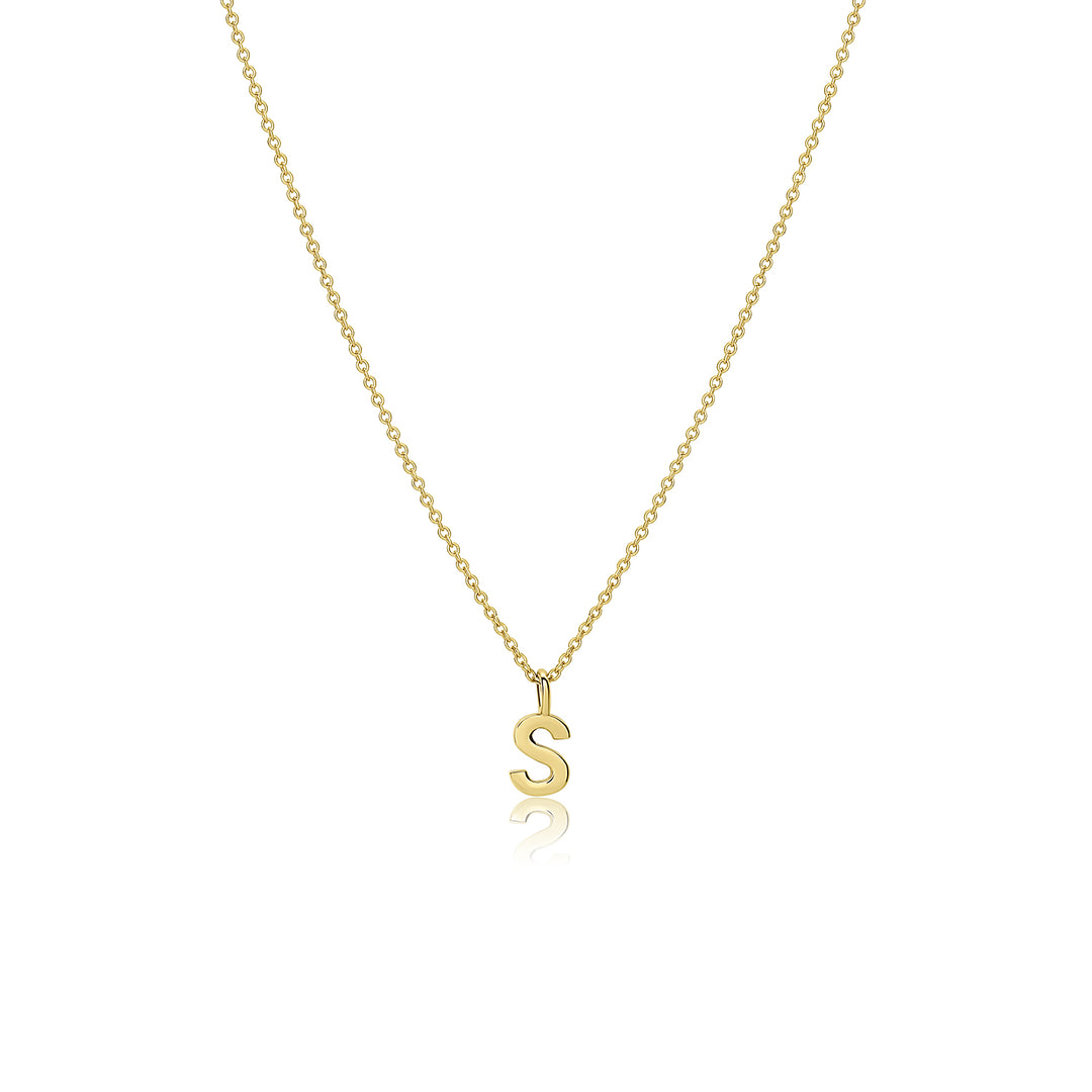 Plain Letter Necklace - Consider the Wldflwrs