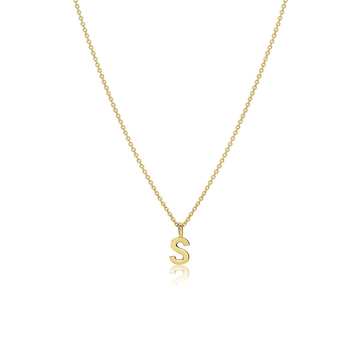 Plain Letter Necklace - Consider the Wldflwrs