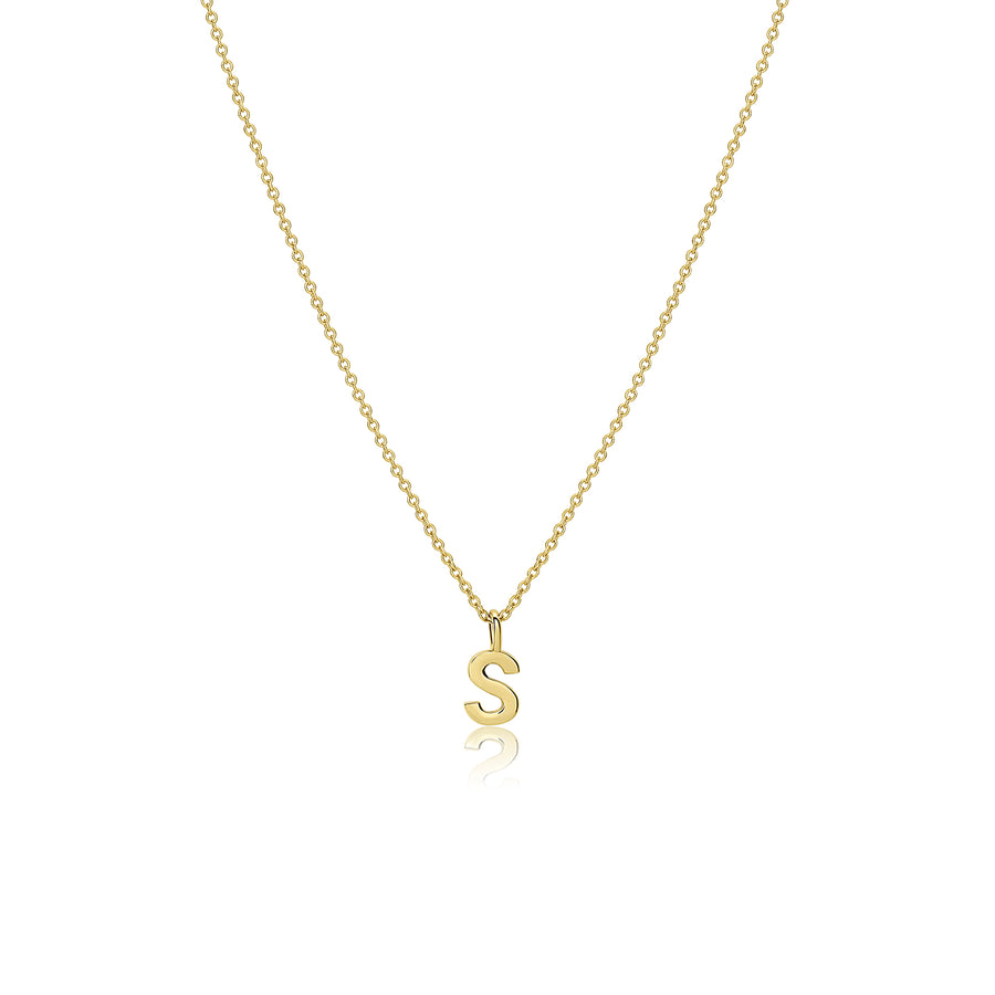 Plain Letter Necklace - Consider the Wldflwrs