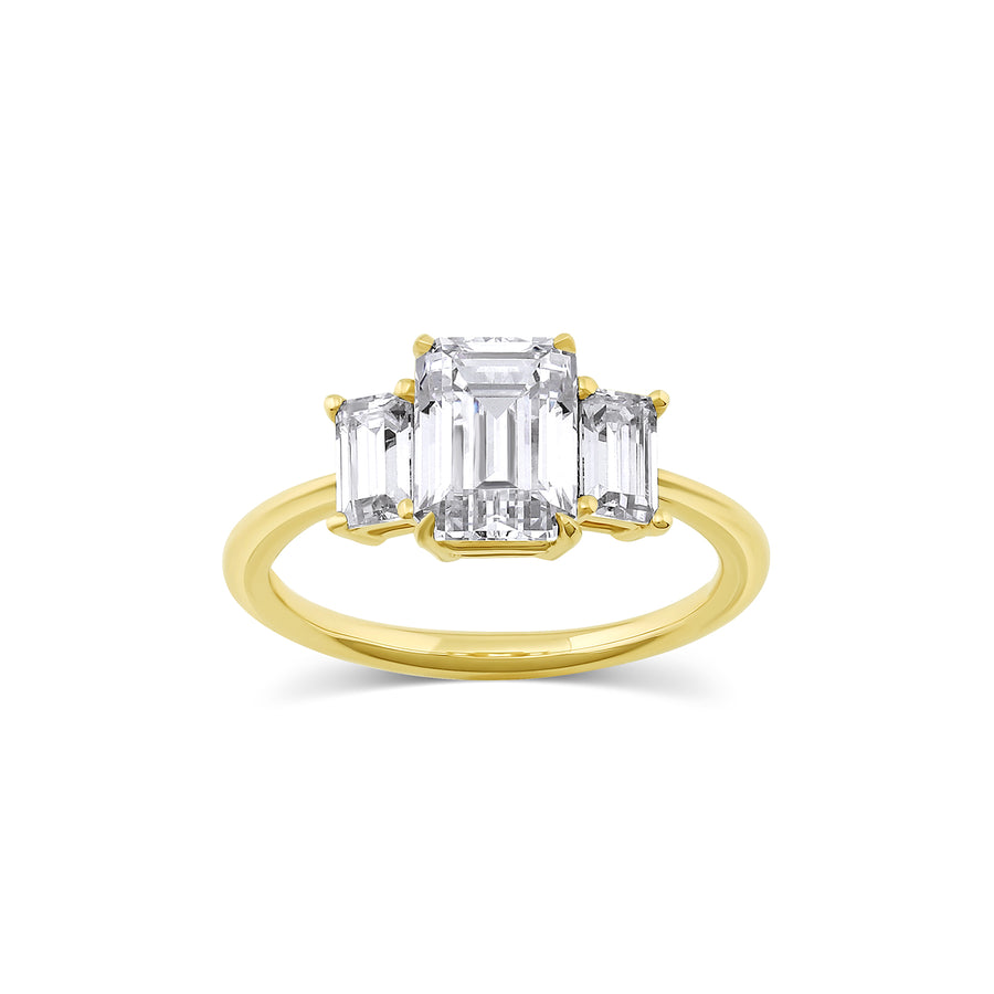 Holly Engagement Ring (Earth Mined Side Diamonds) - Consider the Wldflwrs