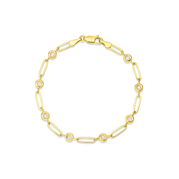 Forget Me Not Diamond Bezel Bracelet - Consider the Wldflwrs
