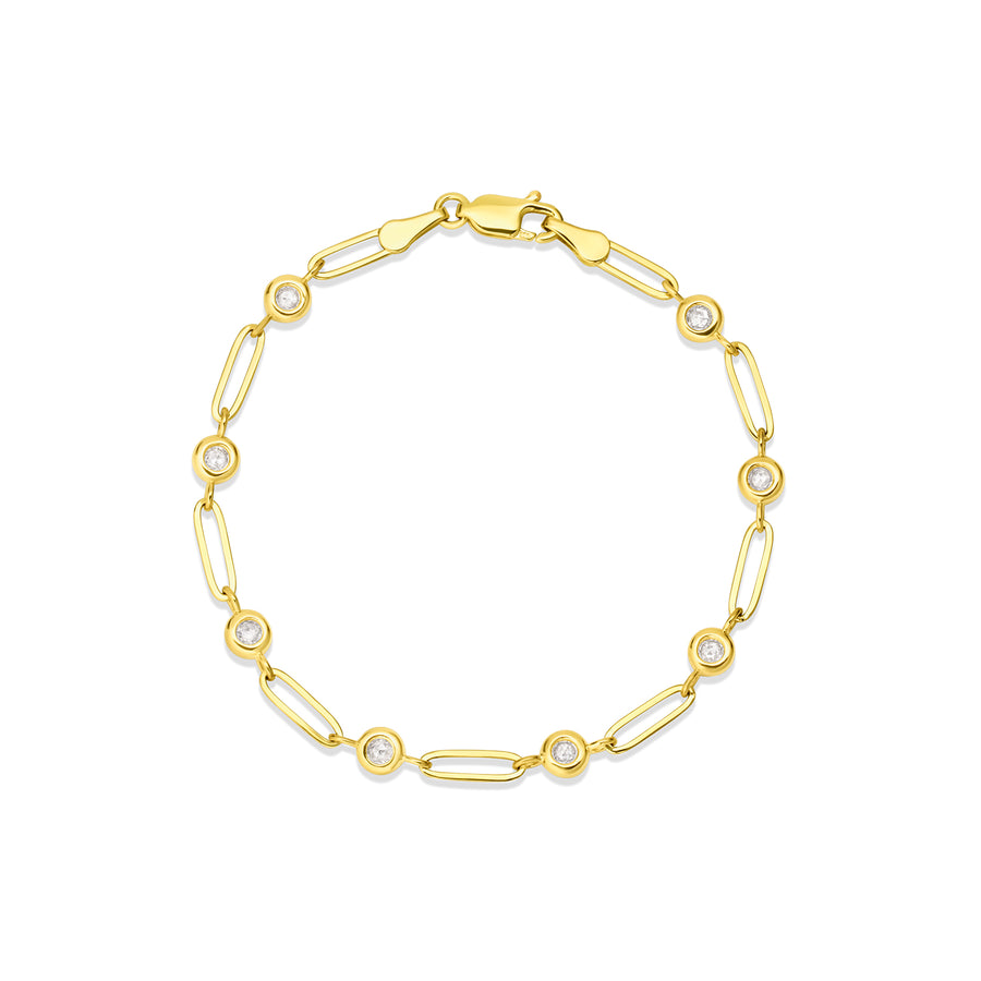 Forget Me Not Diamond Bezel Bracelet - Consider the Wldflwrs
