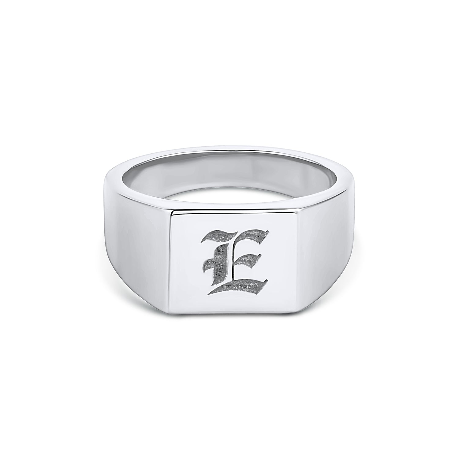 Sterling Silver Square Signet - Consider the Wldflwrs