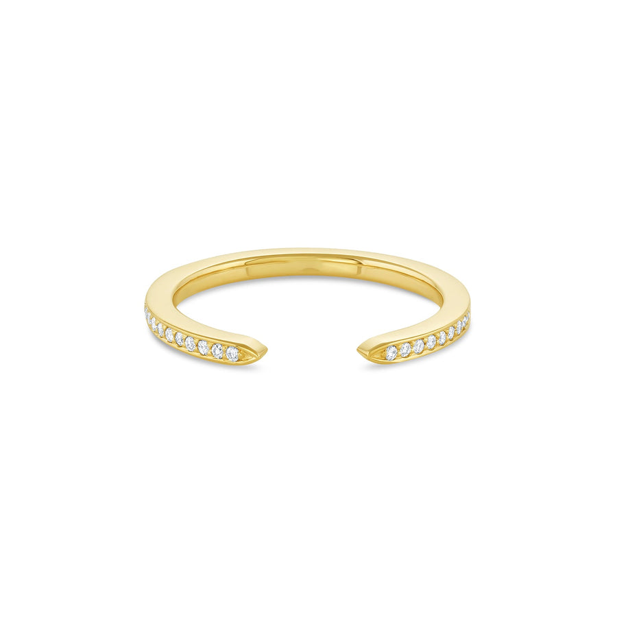 Diamond Claw Cuff Ring (Lab Grown) - Consider the Wldflwrs