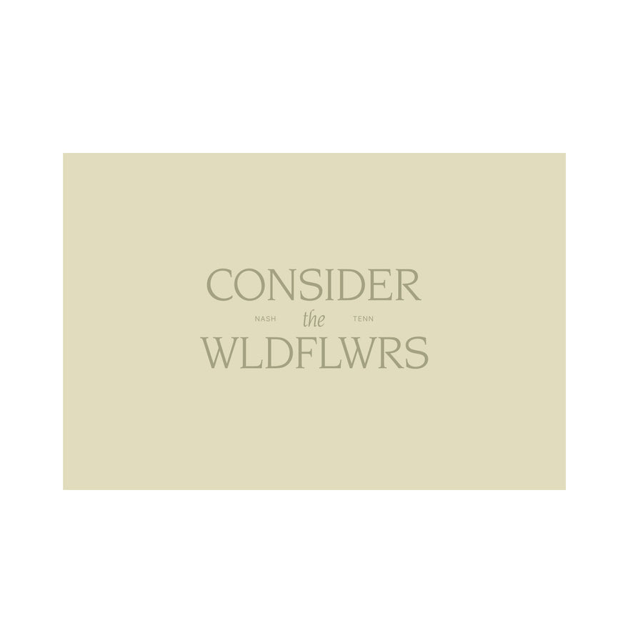 Online Gift Card - Consider the Wldflwrs