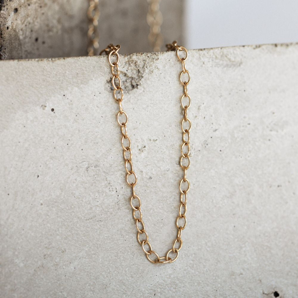 Large Oval Link Necklace - Consider the Wldflwrs