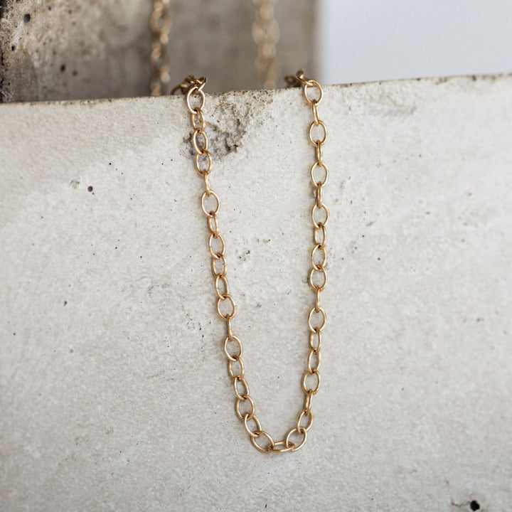 Large Oval Link Necklace - Consider the Wldflwrs