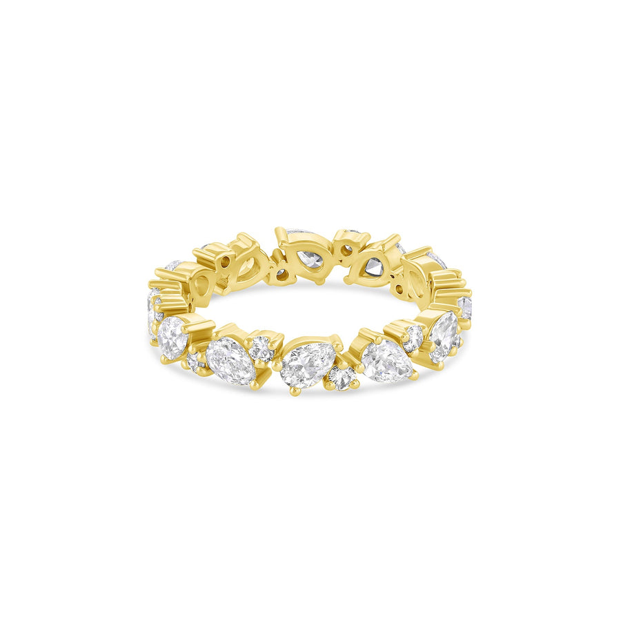Large Pear Cluster Diamond Ring (Lab Grown) - Consider the Wldflwrs
