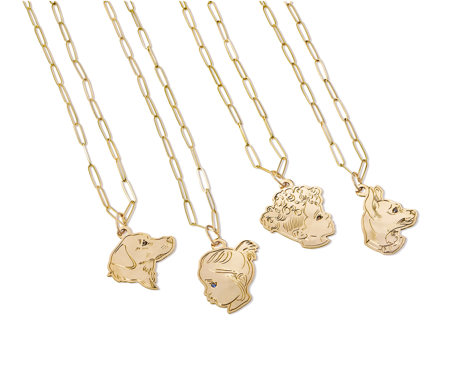 Artistic Silhouette Necklace - Consider the Wldflwrs