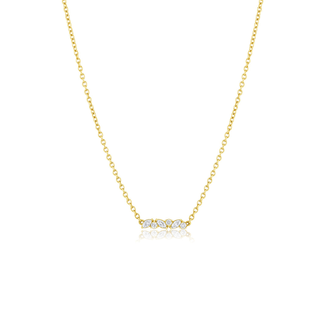 Mini Petite Cluster Necklace - Consider the Wldflwrs