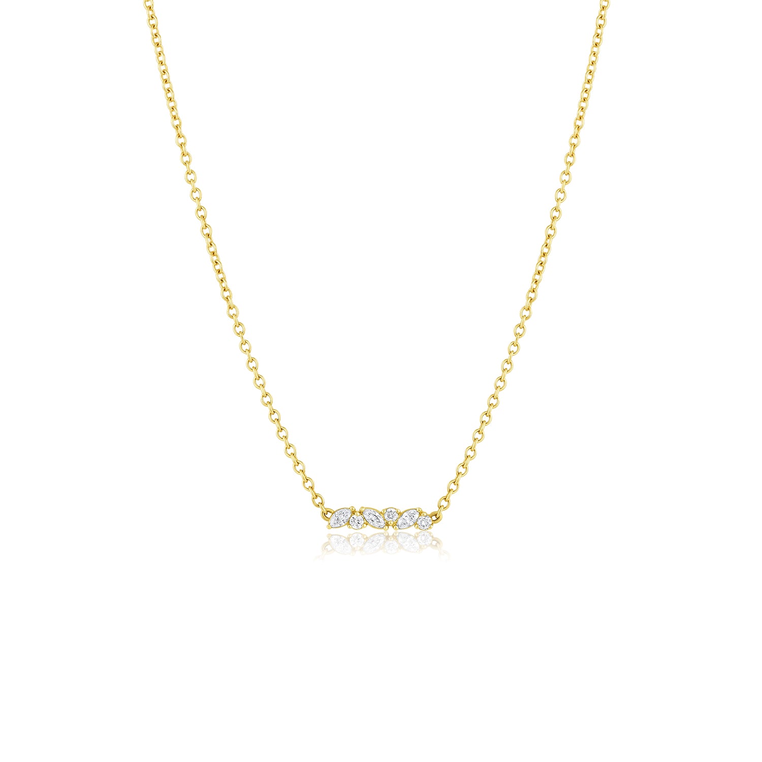 Mini Petite Cluster Necklace - Consider the Wldflwrs