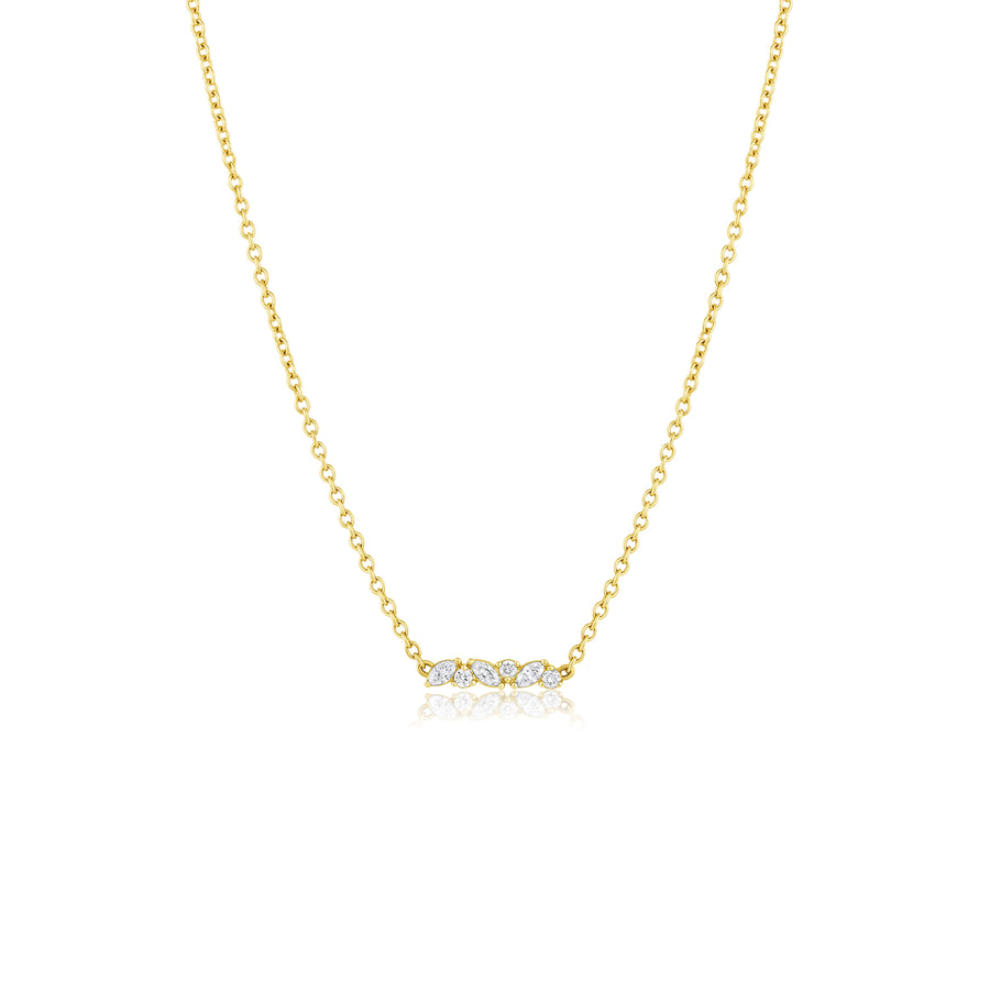 Mini Petite Cluster Necklace - Consider the Wldflwrs