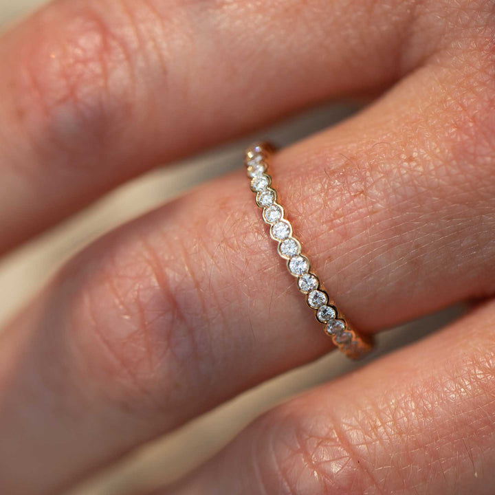 Pebble Diamond Eternity Ring (Lab Grown) - Consider the Wldflwrs
