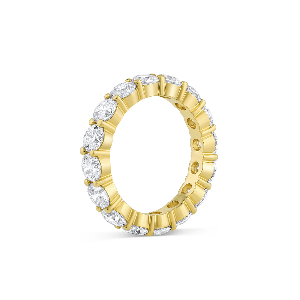 Round Cut Lab Grown Diamond Band (Eternity) - Consider the Wldflwrs