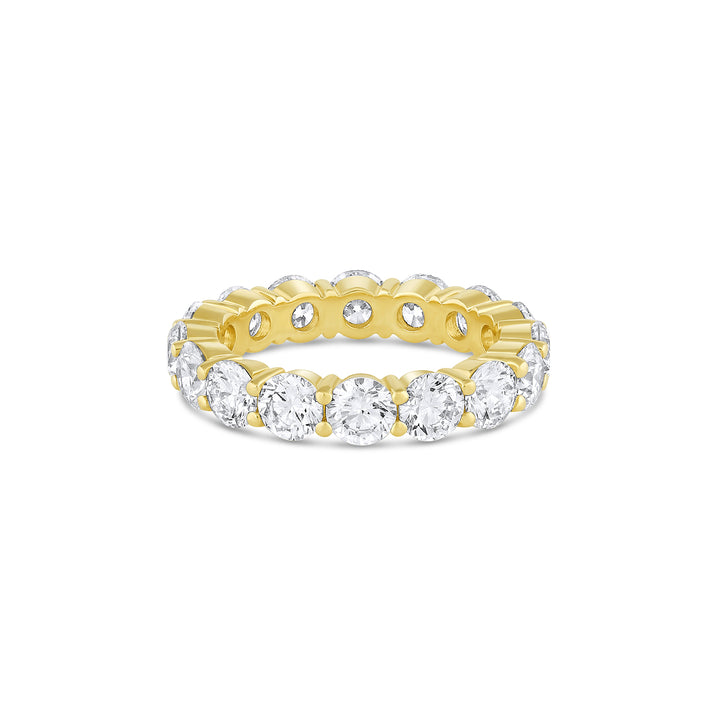 Round Cut Lab Grown Diamond Band (Eternity) - Consider the Wldflwrs