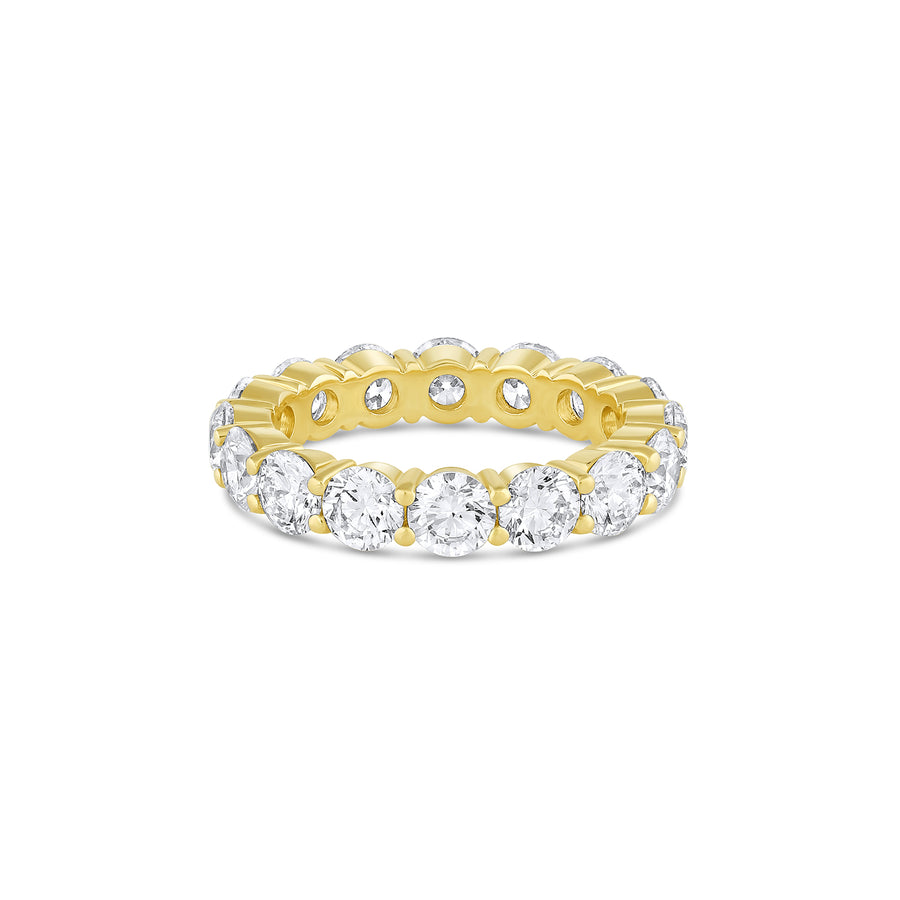 Round Cut Lab Grown Diamond Band (Eternity) - Consider the Wldflwrs