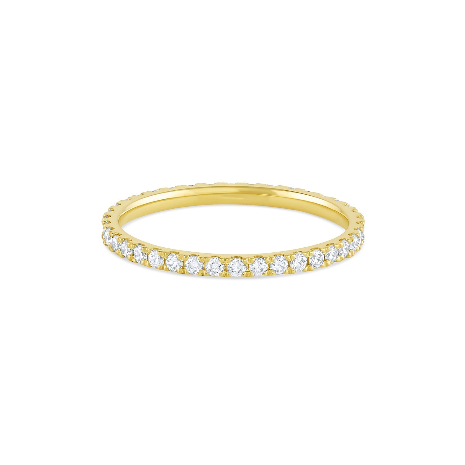 White Diamond Twinkle Band Eternity (Lab Grown) - Consider the Wldflwrs