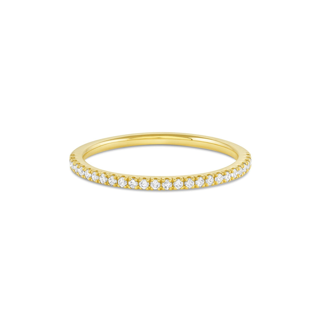White Diamond Twinkle Band Half-Eternity (Lab Grown) - Consider the Wldflwrs