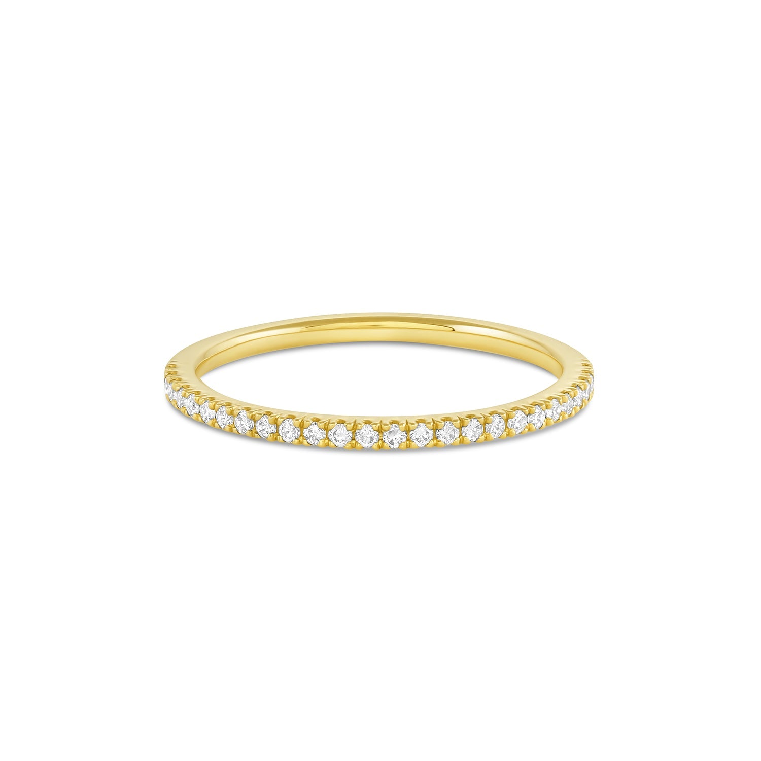 White Diamond Twinkle Band Half-Eternity (Lab Grown) - Consider the Wldflwrs
