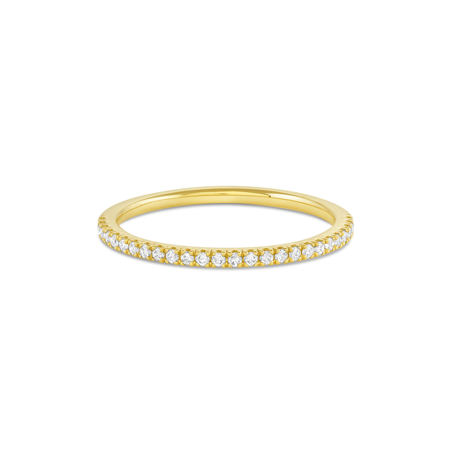 White Diamond Twinkle Band Half-Eternity (Earth-Mined) - Consider the Wldflwrs