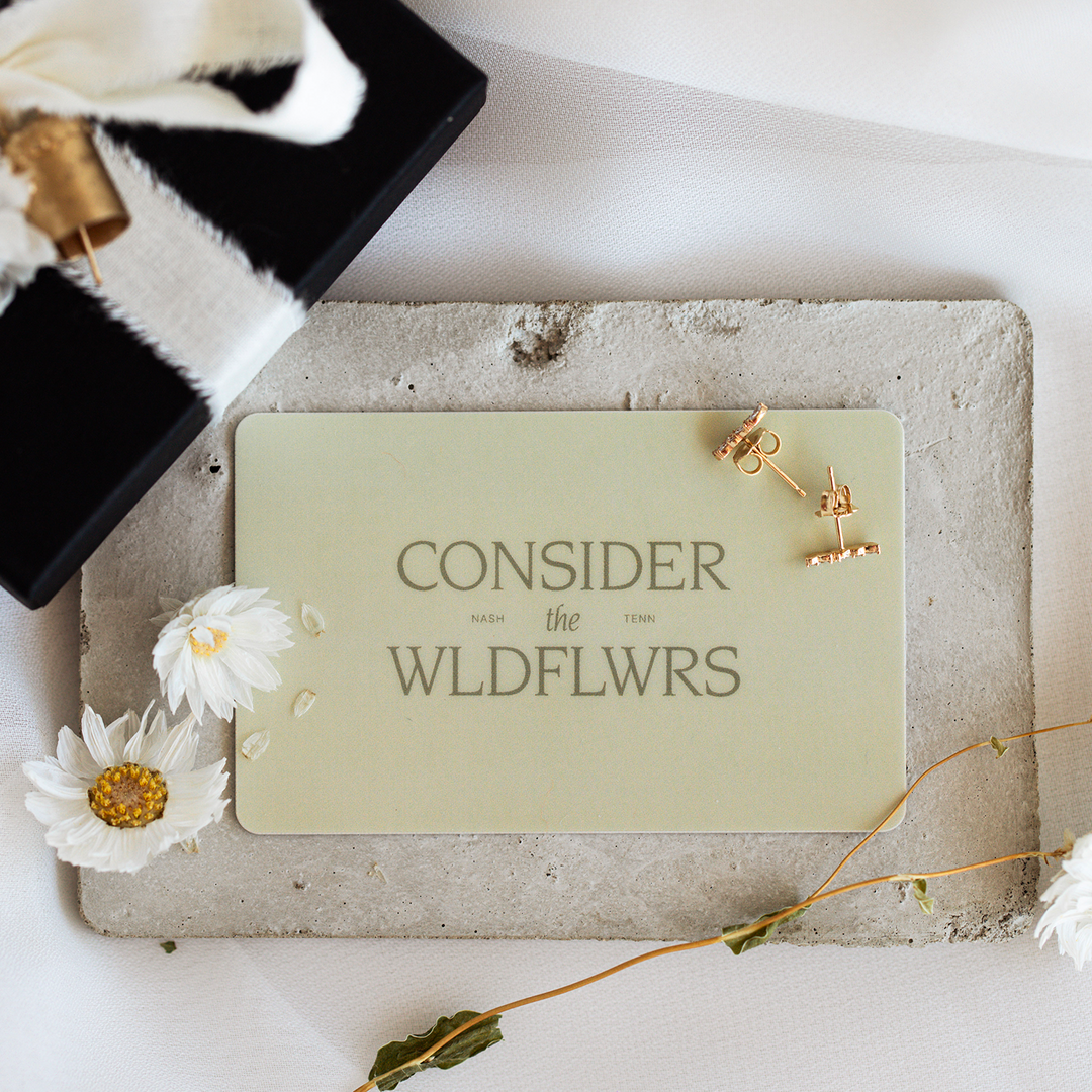 Physical Gift Card - Consider the Wldflwrs