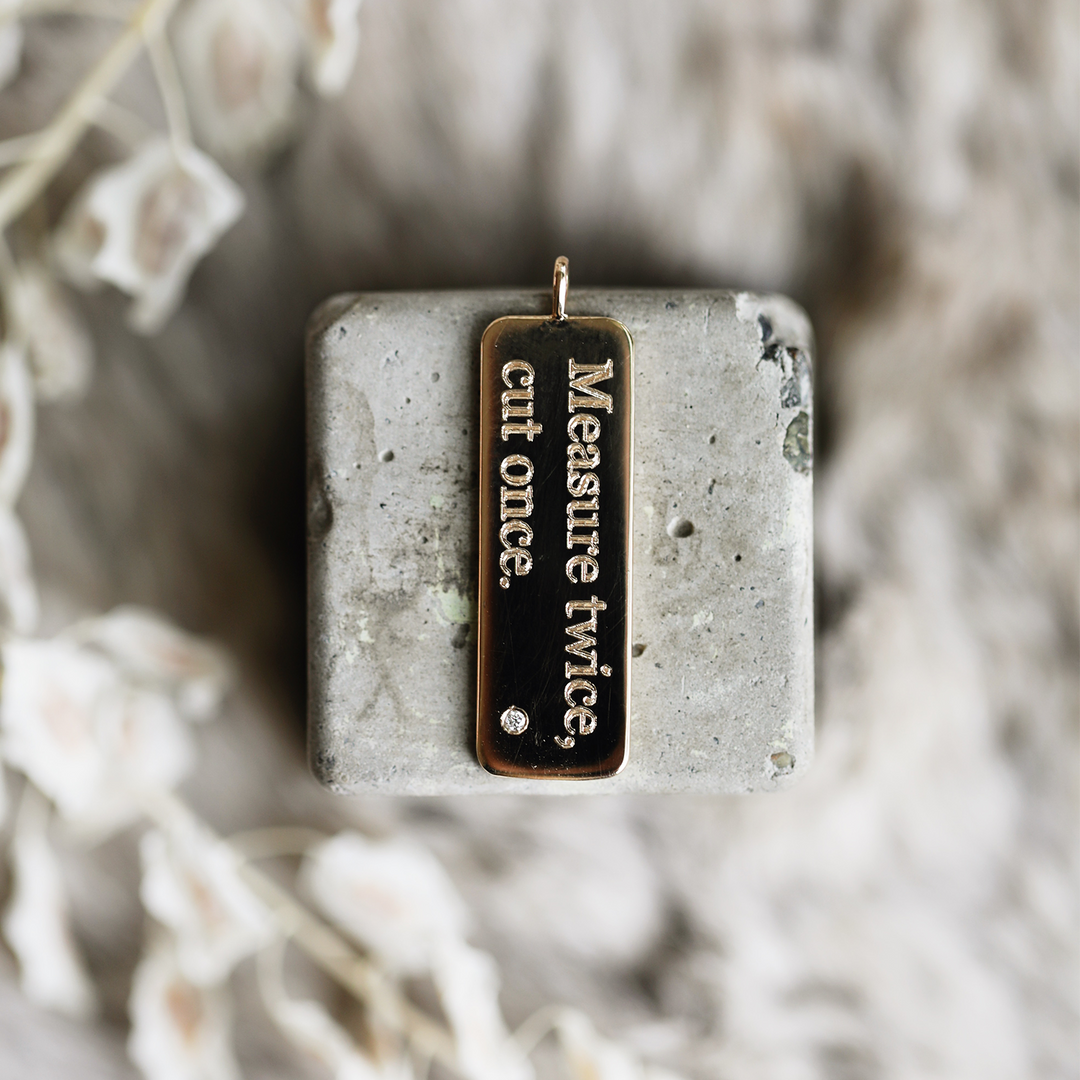 Rectangle Heritage Charm - Consider the Wldflwrs