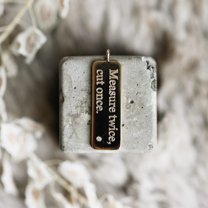 Rectangle Heritage Charm - Consider the Wldflwrs