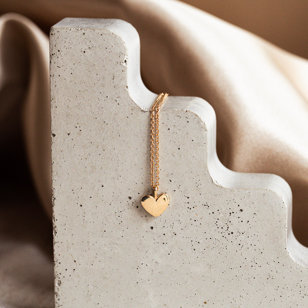 Small Heart Heritage Necklace - Consider the Wldflwrs