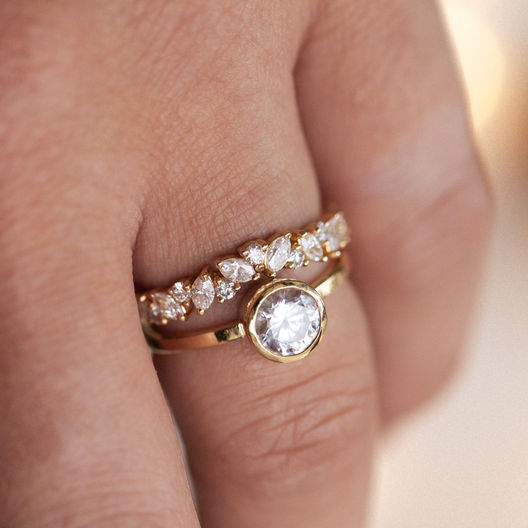 Arched Marquise Cluster - Consider the Wldflwrs