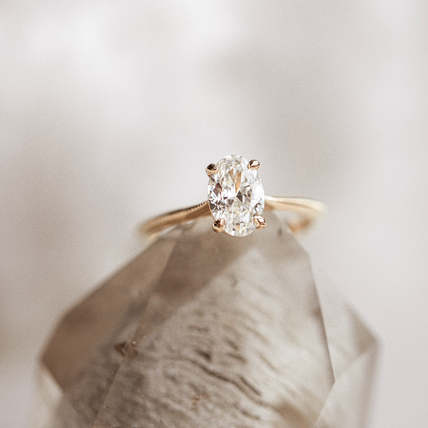 Eucalyptus Engagement Ring - Consider the Wldflwrs