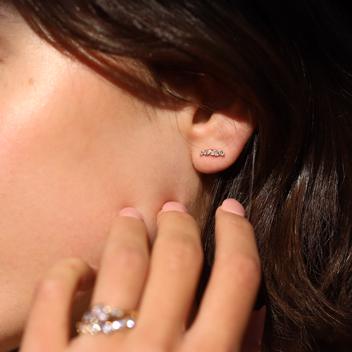Petite Cluster Stud Earring - Consider the Wldflwrs