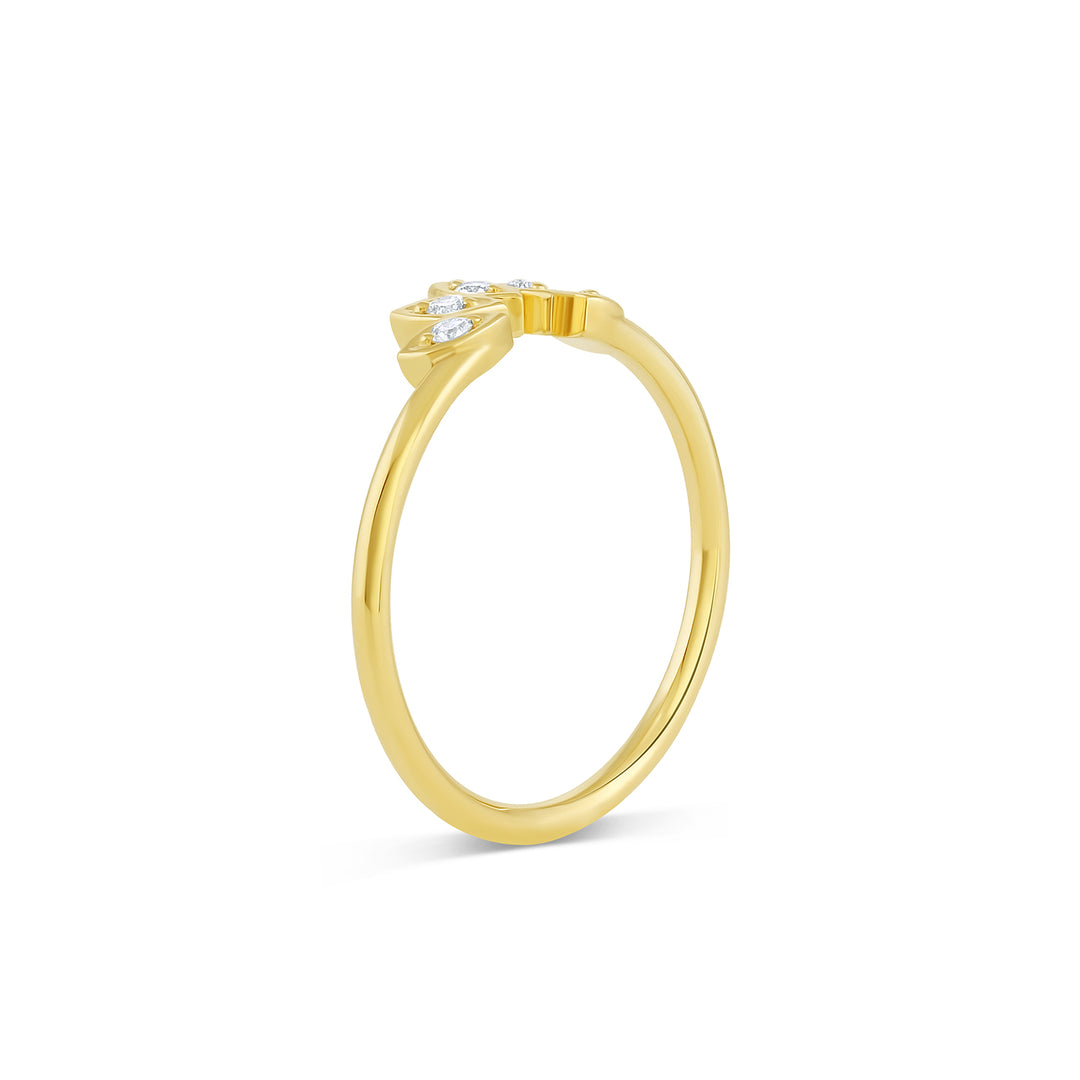 Water Lily Diamond Ring (Earth-Mined) - Consider the Wldflwrs