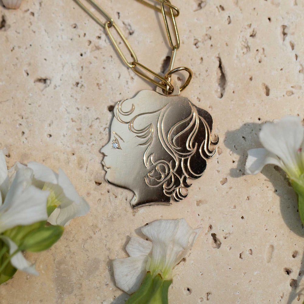 Artistic Silhouette Necklace - Consider the Wldflwrs