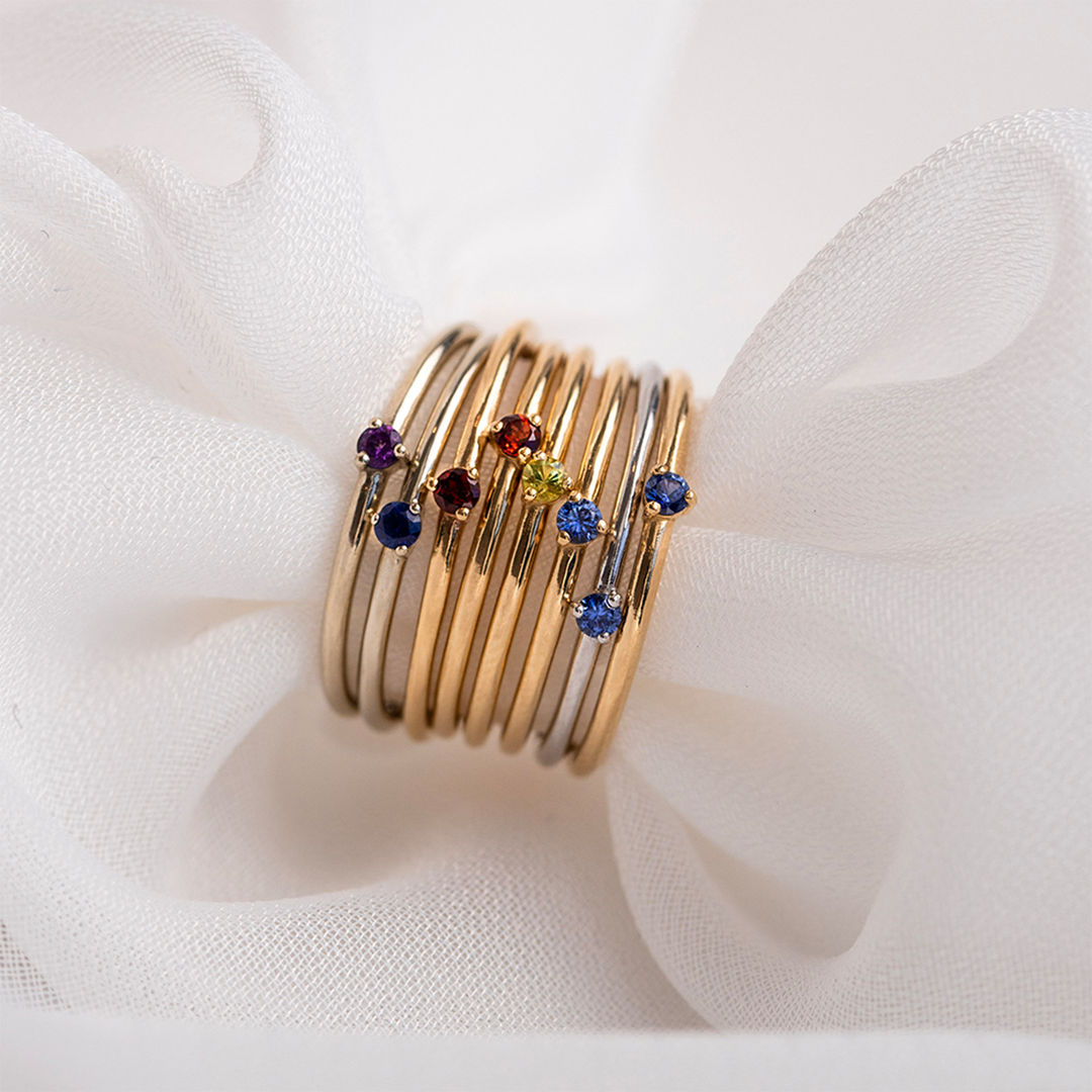 Birthstone Stacker - Consider the Wldflwrs