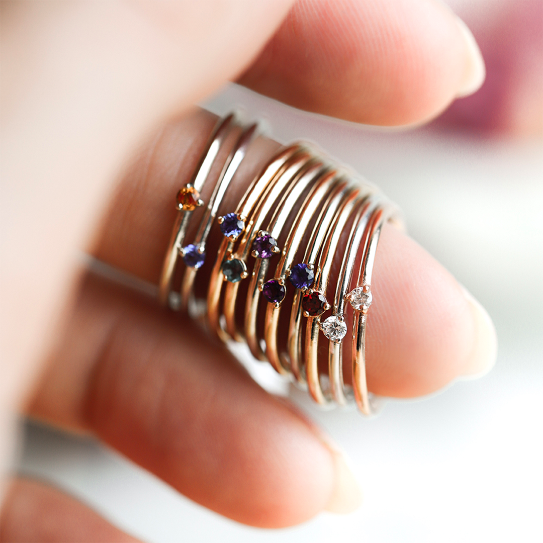 Birthstone Stacker - Consider the Wldflwrs