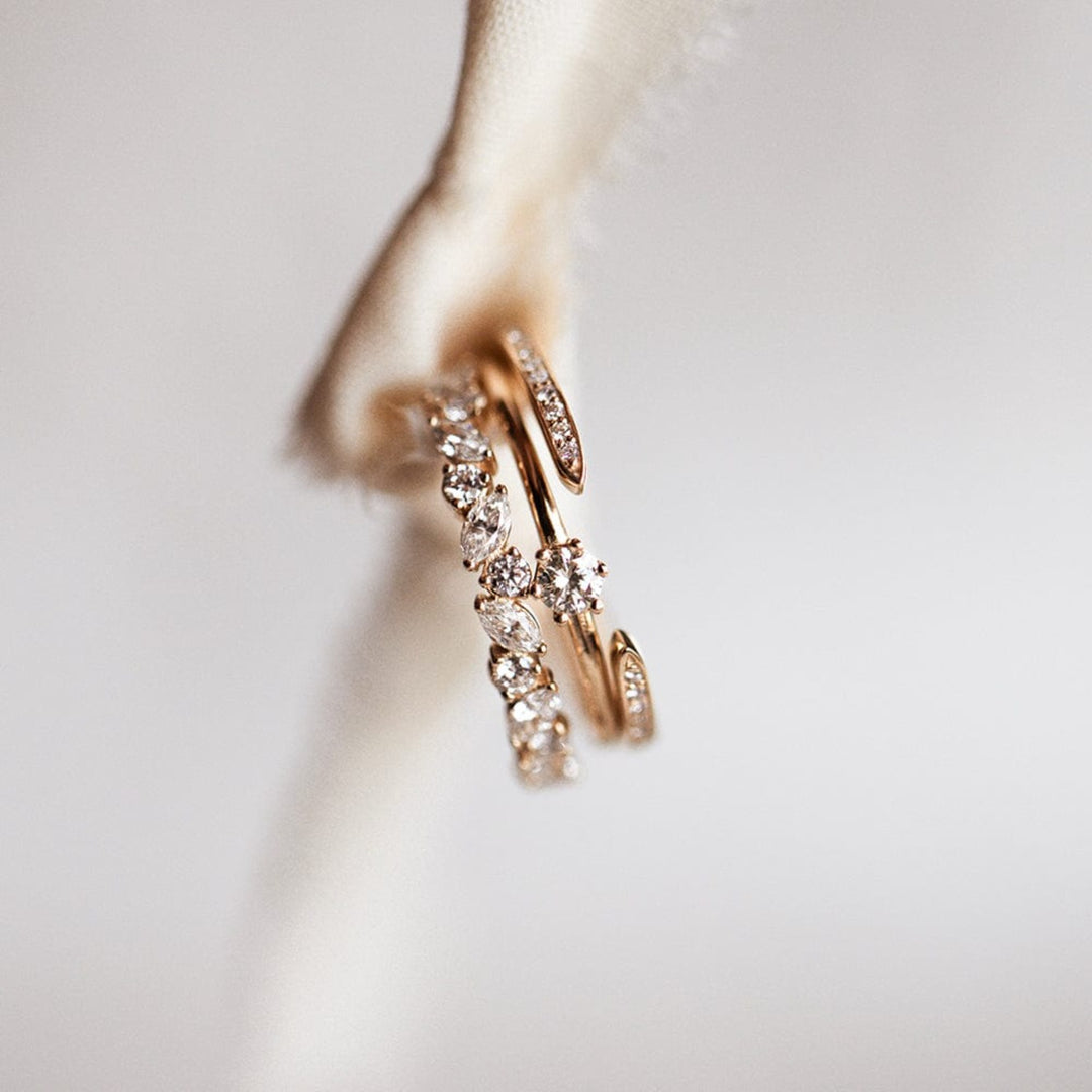 Diamond Claw Cuff Ring (Lab Grown) - Consider the Wldflwrs