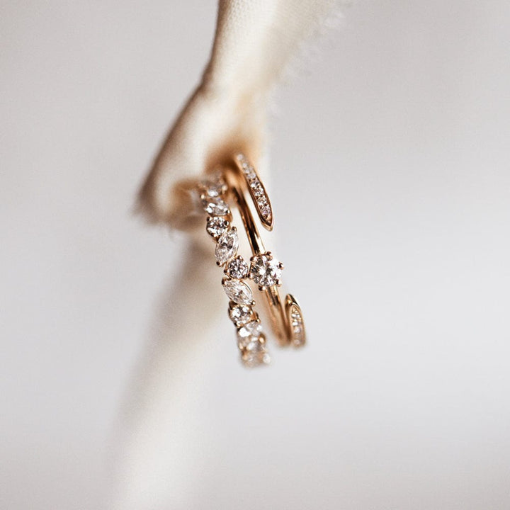 Diamond Claw Cuff Ring (Lab Grown) - Consider the Wldflwrs