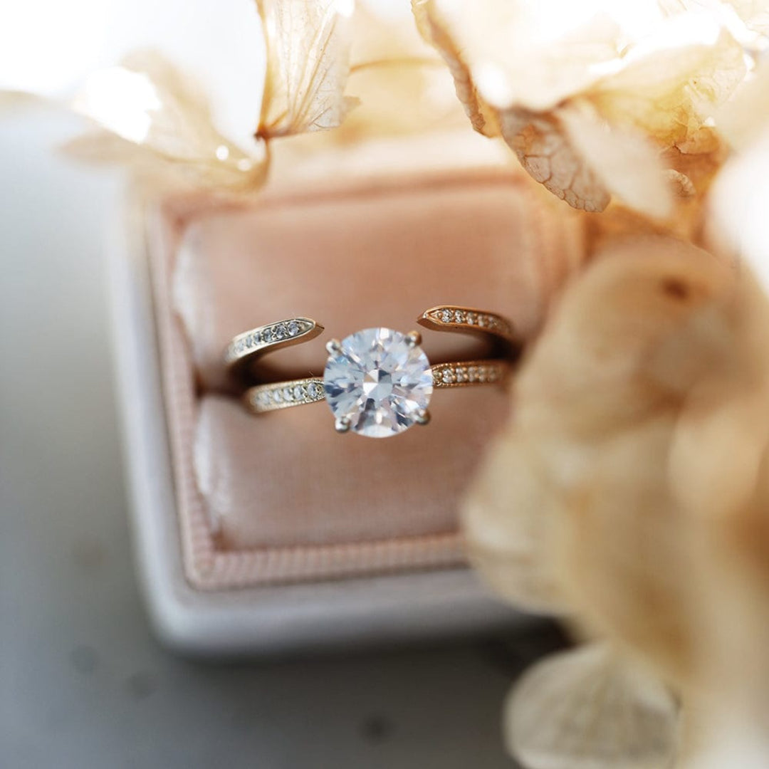 Diamond Claw Cuff Ring (Lab Grown) - Consider the Wldflwrs
