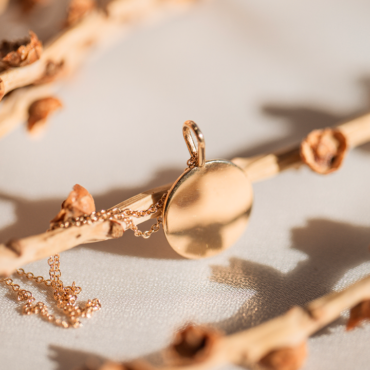 Large Round Heritage Charm - Consider the Wldflwrs