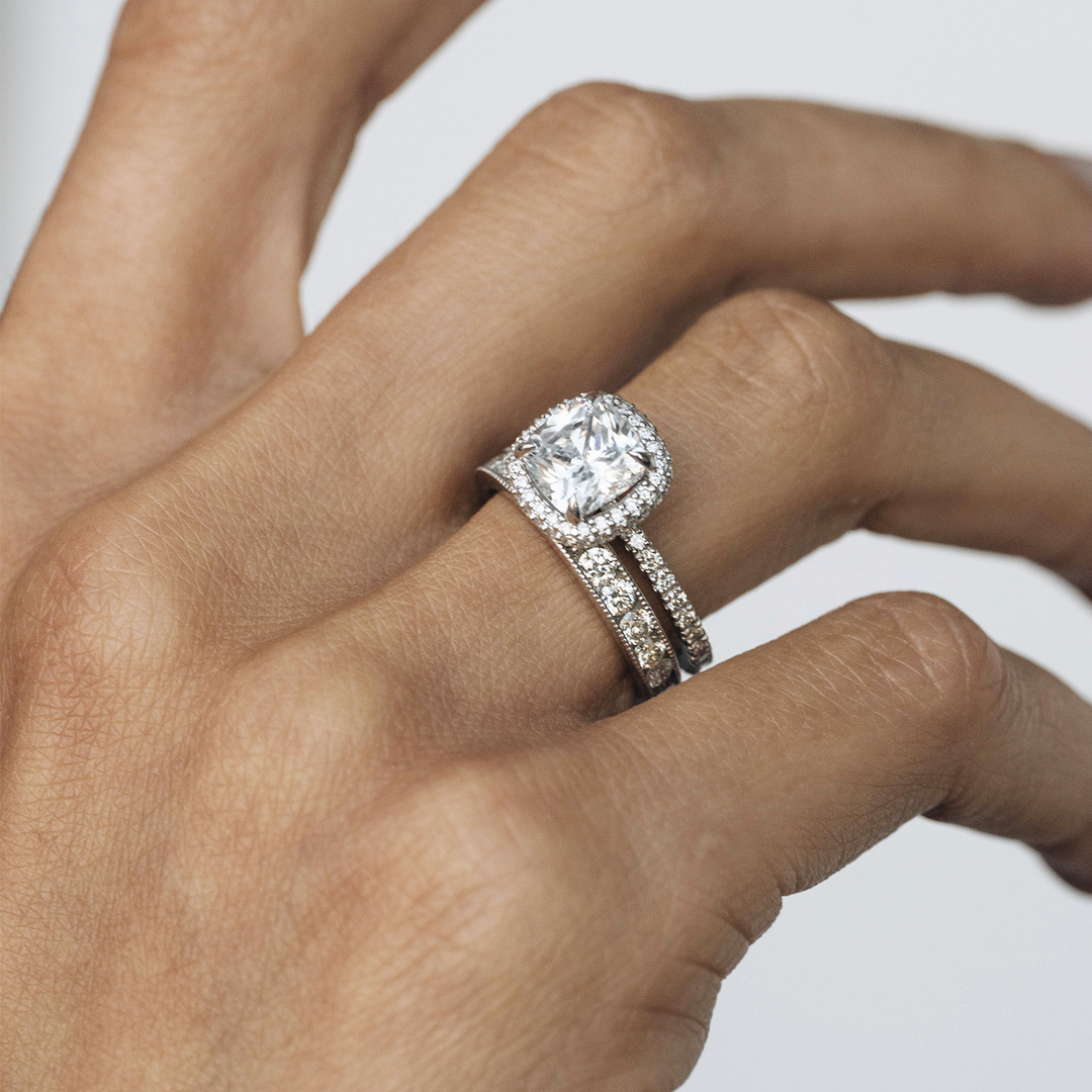 Large Pea Pod Diamond Ring (Earth Mined) - Consider the Wldflwrs