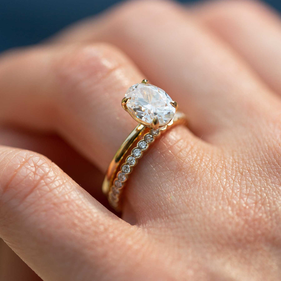 Pebble Diamond Eternity Ring (Lab Grown) - Consider the Wldflwrs