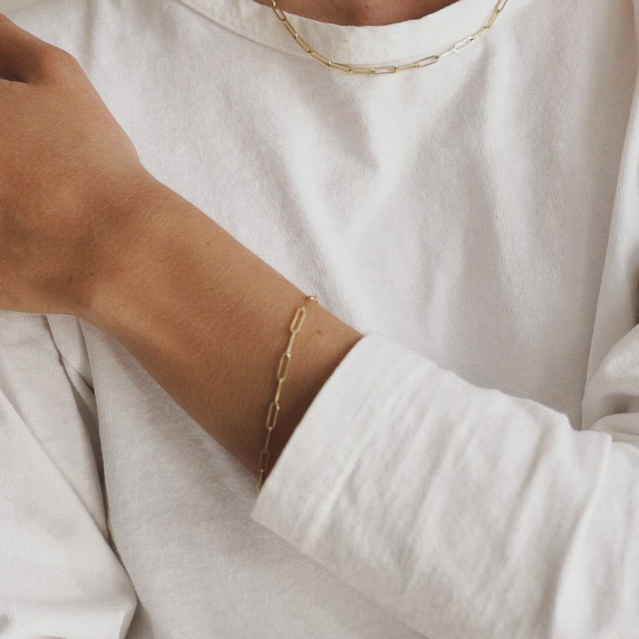 Paper Clip Chain Bracelet - Consider the Wldflwrs