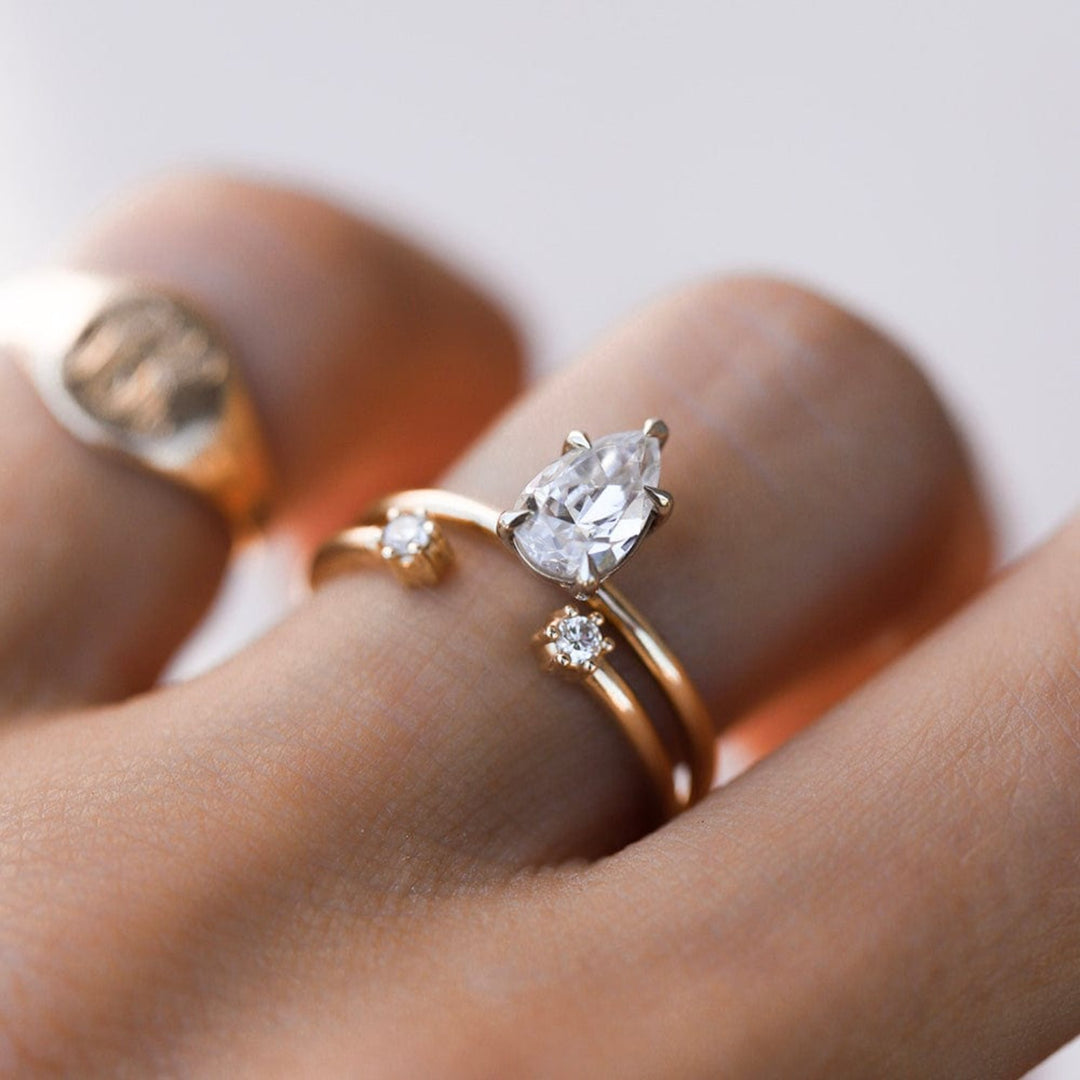 Blossom Cuff Diamond Ring - Consider the Wldflwrs