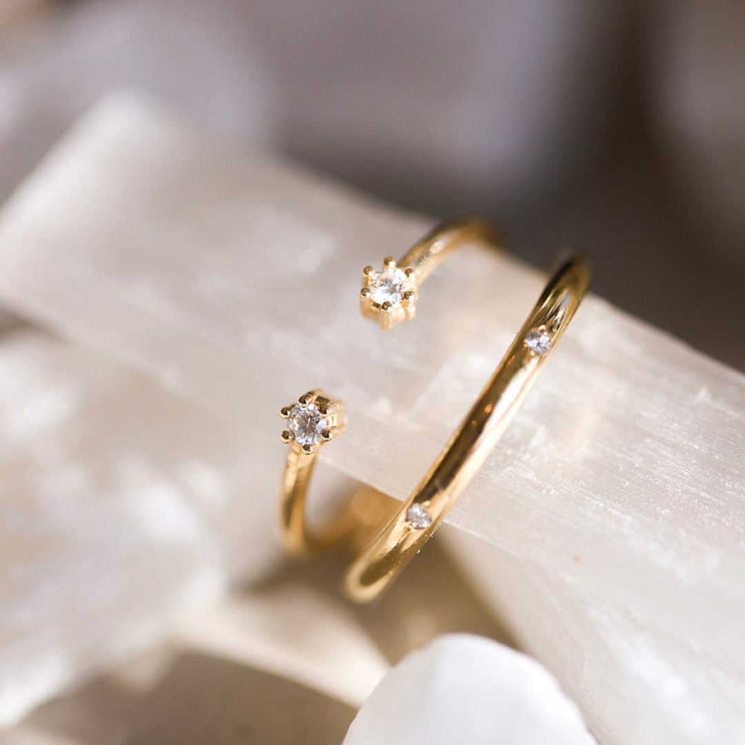 Blossom Cuff Diamond Ring - Consider the Wldflwrs
