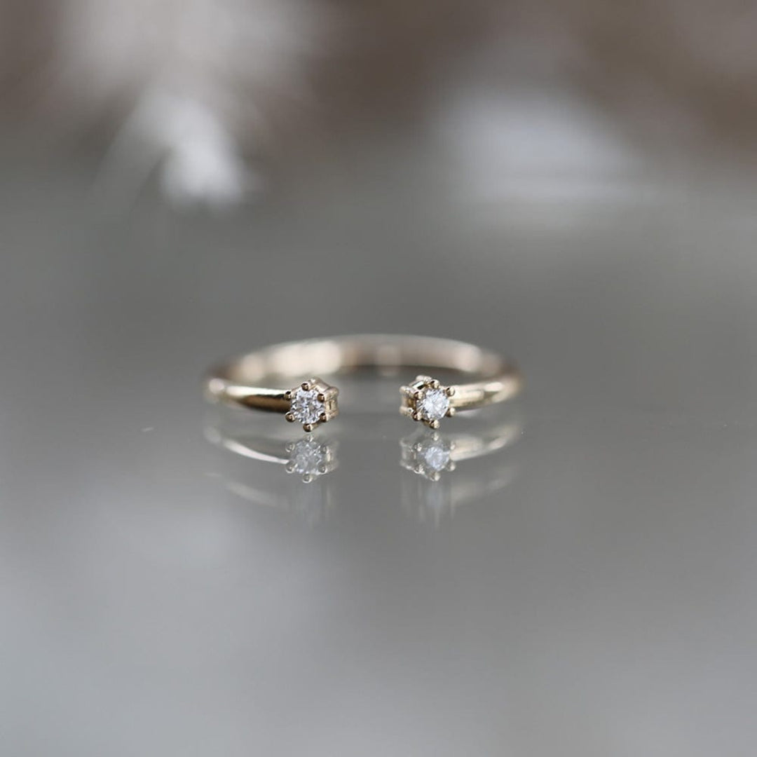 Blossom Cuff Diamond Ring - Consider the Wldflwrs