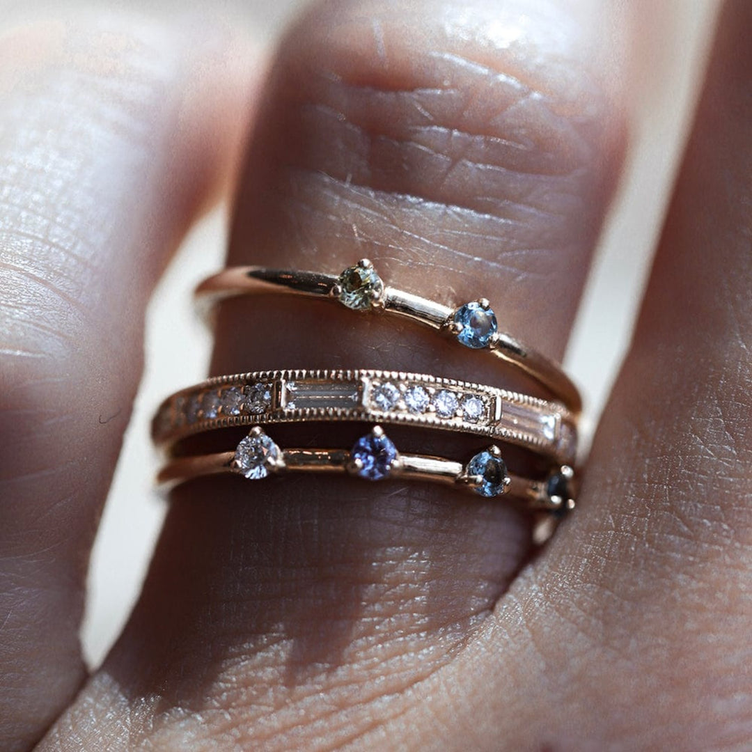 Four Birthstone Stacker - Consider the Wldflwrs