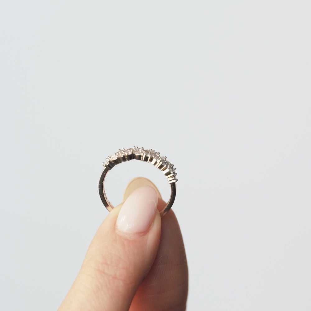 Searcy Cluster Diamond Ring (Earth Mined) - Consider the Wldflwrs